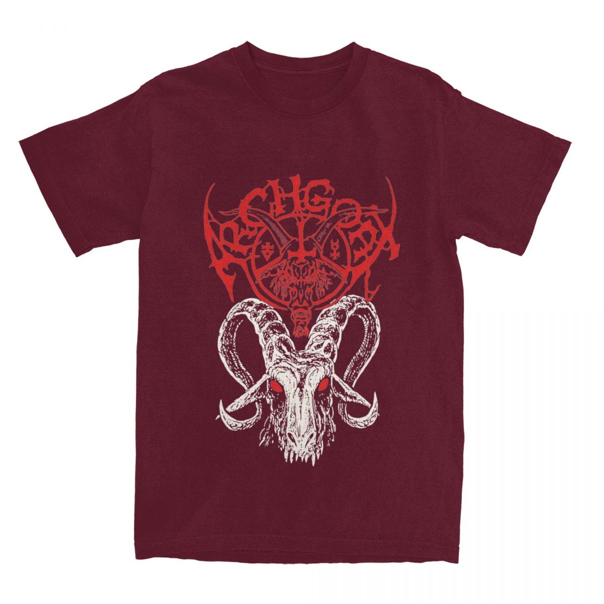 

Мужская женская футболка Archgoat Band Graphic T Shirt Merchandise Awesome Cotton Black Metal T Shirt Tee Clothing Graphic Printing XXXXXL бордовый