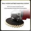 Quick Install Felt Buffing Pad For Vehicle Glass And Industrial Surfaces Maintenance Polishing Felt 115mm/125mm
