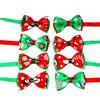 Christmas Series Bowknot Size Adjustable Collar for Pet Dog Teddy Supplies
