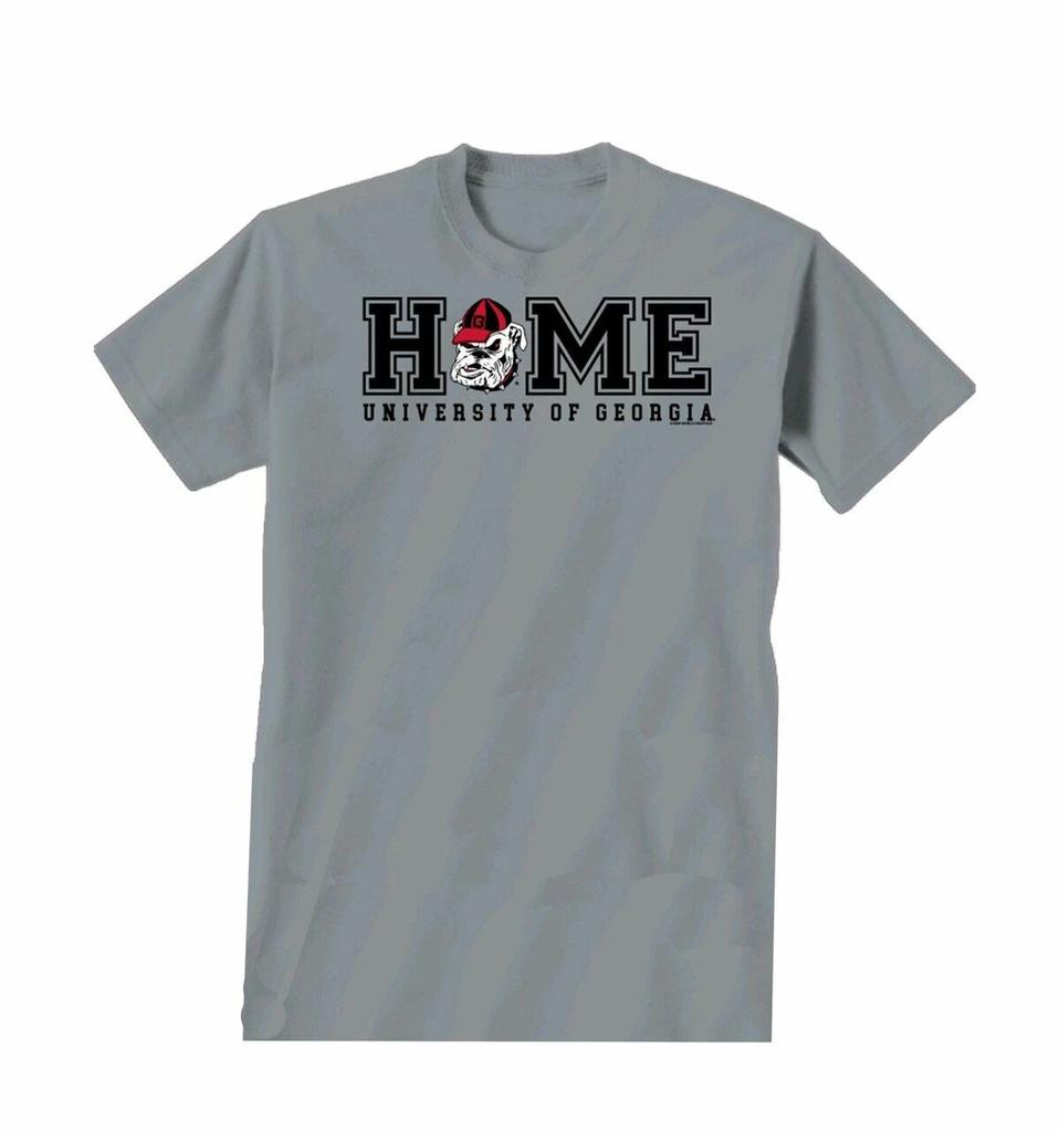 New World Graphics University di Georgia Casa T-Shirt Manica Corta