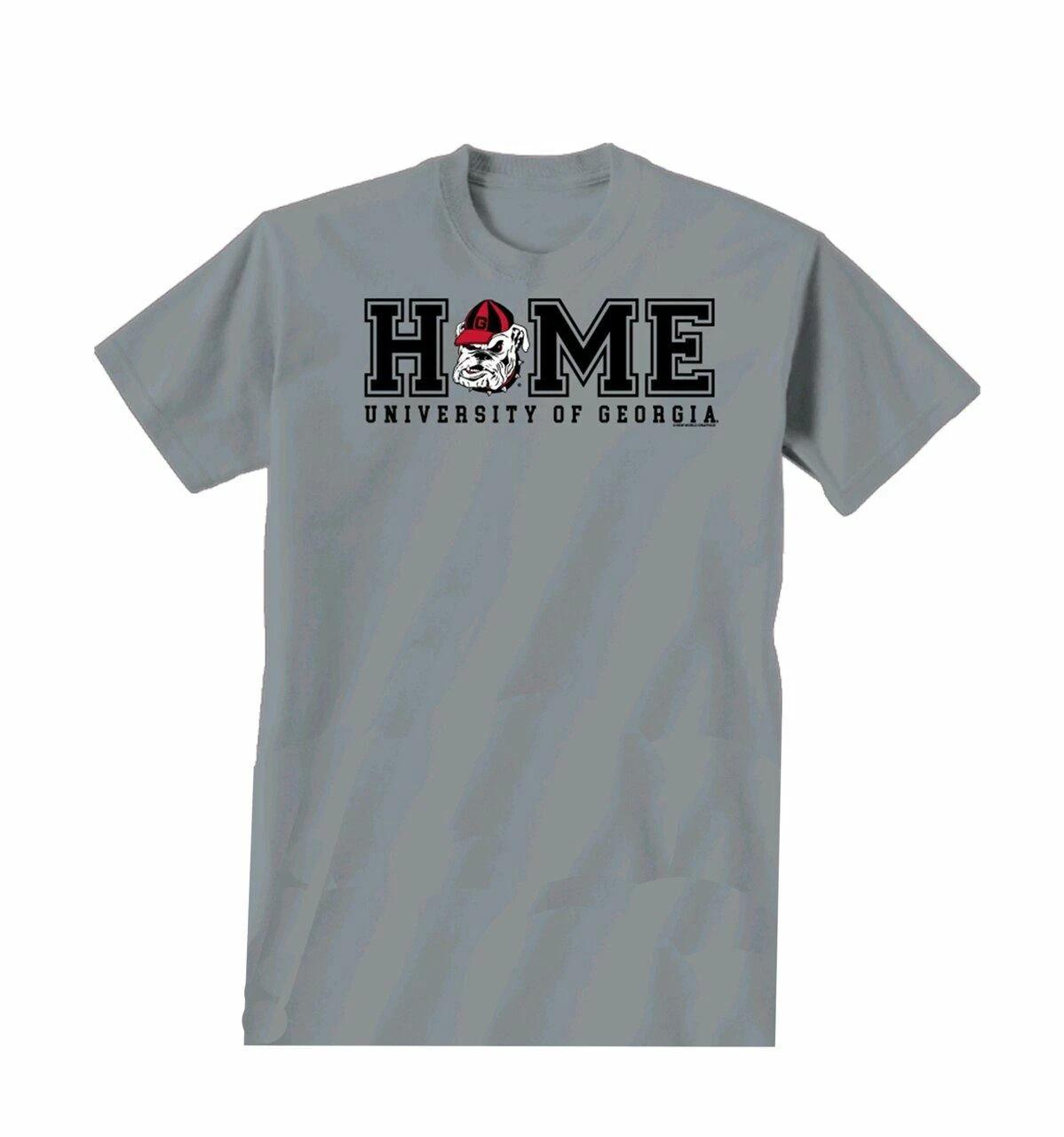 New World Graphics University di Georgia Casa T-Shirt Manica Corta 2XL
