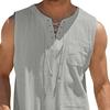 Menn Overdeler Ensfarge Myk String V Neck Ermeløse Tank Tops Daglige klær
