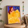 Disney Beauty and the Beast Belle Oil Paint By Numbers Hand Painting Kit. Home Decor Gift