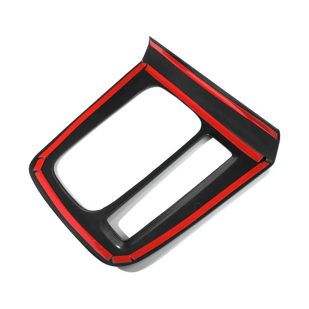 Carbon Fiber Look Console Gear Shift Panel Cover Trim For Honda CRV CR-V 2023-24