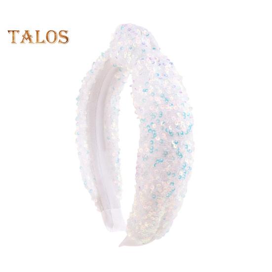 Cerc de păr pentru fete Fancy Sparkling Curcubeu Înnodat Bentiță Accesorii pentru păr Zi de naștere Fată Cadou bentiță