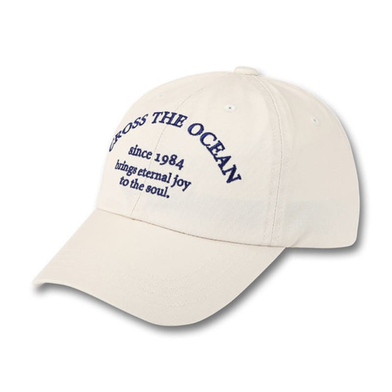 DOLPHIN WAVE APPAREL Dolphin Lettering Ball Cap_123824IV