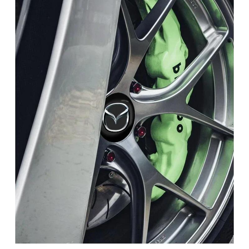 4 buc 56mm Capac Central Roată Auto Insignă Logo Emblema Autocolant Decal pentru Mazda 3 CX3 CX4 CX5 CX7 CX8 CX9 CX30 RX7 Atenza Axela