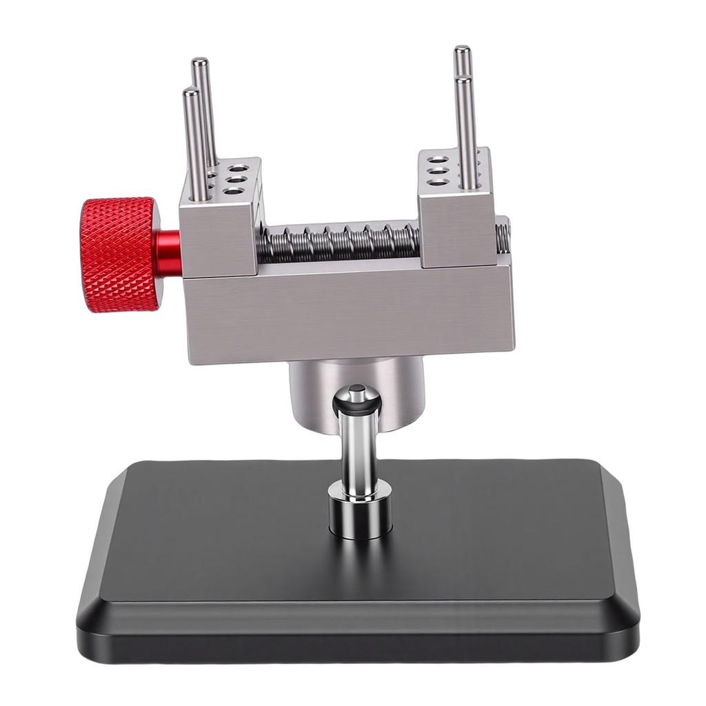   Bench Vise with Base 360 Degree Rotating Sliding Rail Stainless Steel Bench Clamp for Jewelry Making Model Crafts Repair
