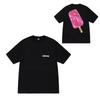 Camiseta de Algodón Streetwear para Hombre y Mujer Corte Holgado Manga Corta Camiseta Gráfica Casual Unisex Cuello Redondo