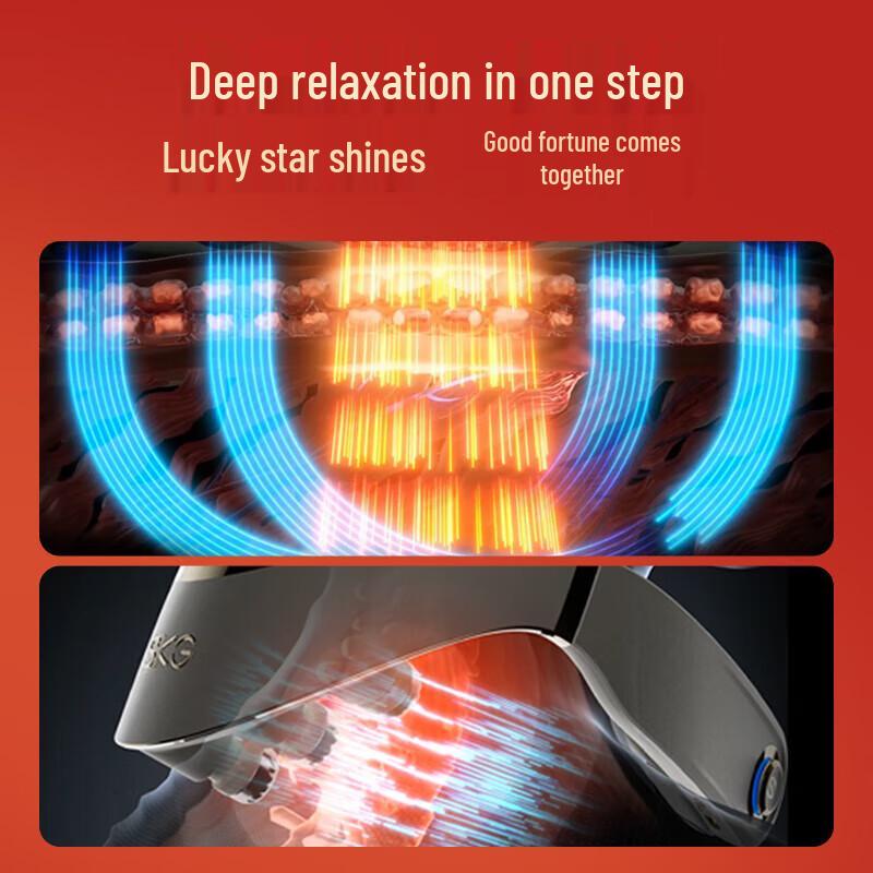 SKG Dual G7 Luxury Neck and Waist Massager Gift Set