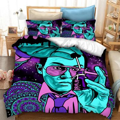 3D Gedrucktes Fear And Loathing In Las Vegas Bettwäscheset Bettbezug Doppel Einzel Voll Queen King Erwachsene Kinder Bettwäsche Steppdeckenbezug
