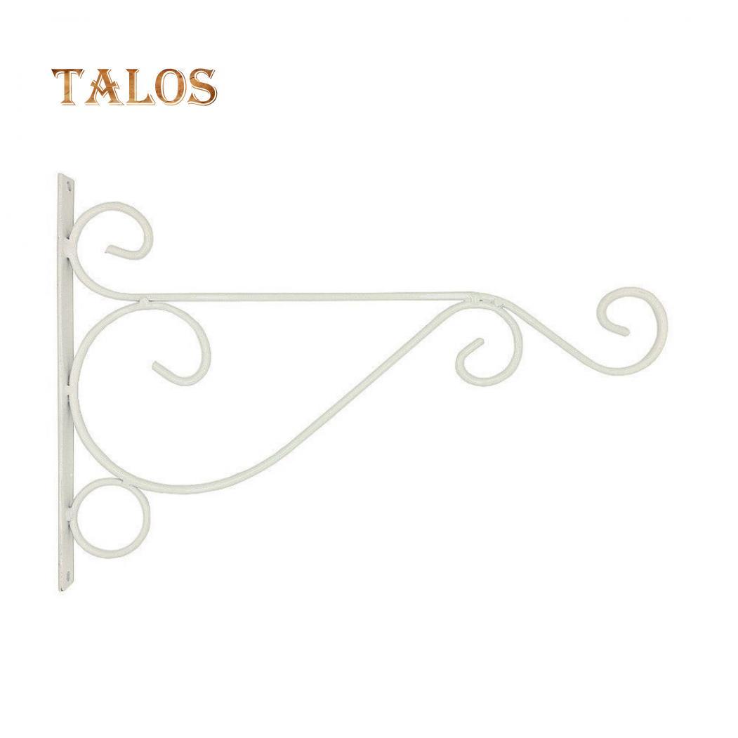 

Металлический подвесной кронштейн для цветов S белый