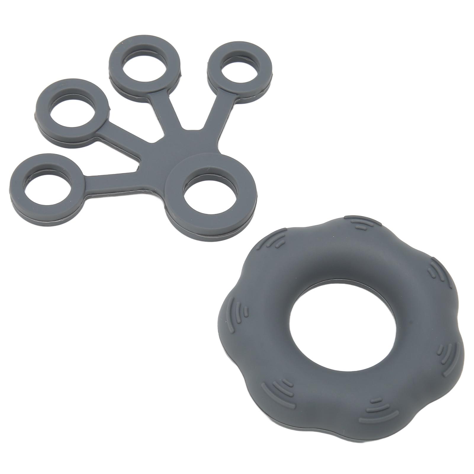 Finger Exerciser Soft Flexible Portable Silicone Hand Grip Strengthener Finger Stretcher for Weak Hands Elderly