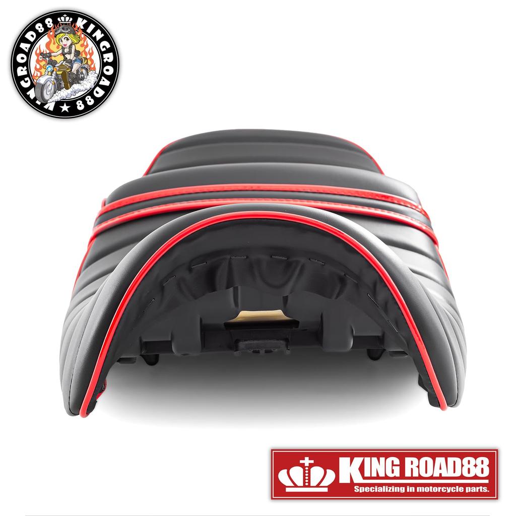 Сиденье-подушка King Road 88 XJR400 Ранняя модель 4HM Искусственная кожа Красная окантовка