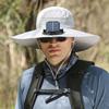 Strong Wind Sun Hat with Fan UV Protection Fishing Bucket Hat Convenient Solar Fan Hat  Sport
