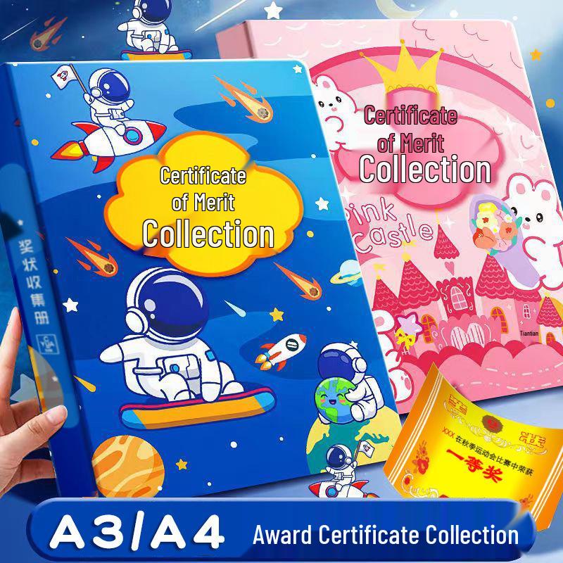 Children's A3 Art Award Display Book: Drawing and Craft Album for Kids