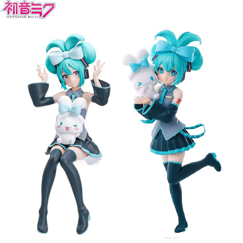 21cm Sexy Girl Hatsune Miku Anime Figure Fashion Subclture Action Christmas Gift Collection Model Doll Toys PVC Poseable Articulated Scale Detailed 2