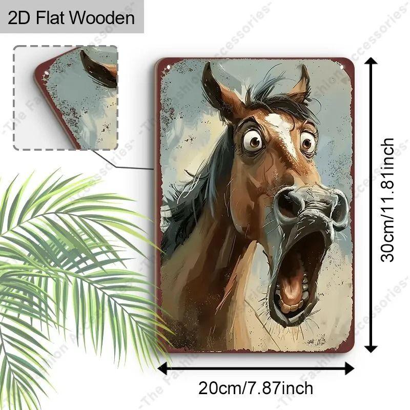 Hanging Decorative Flat 2D Wooden Sign 30cm x 20cm