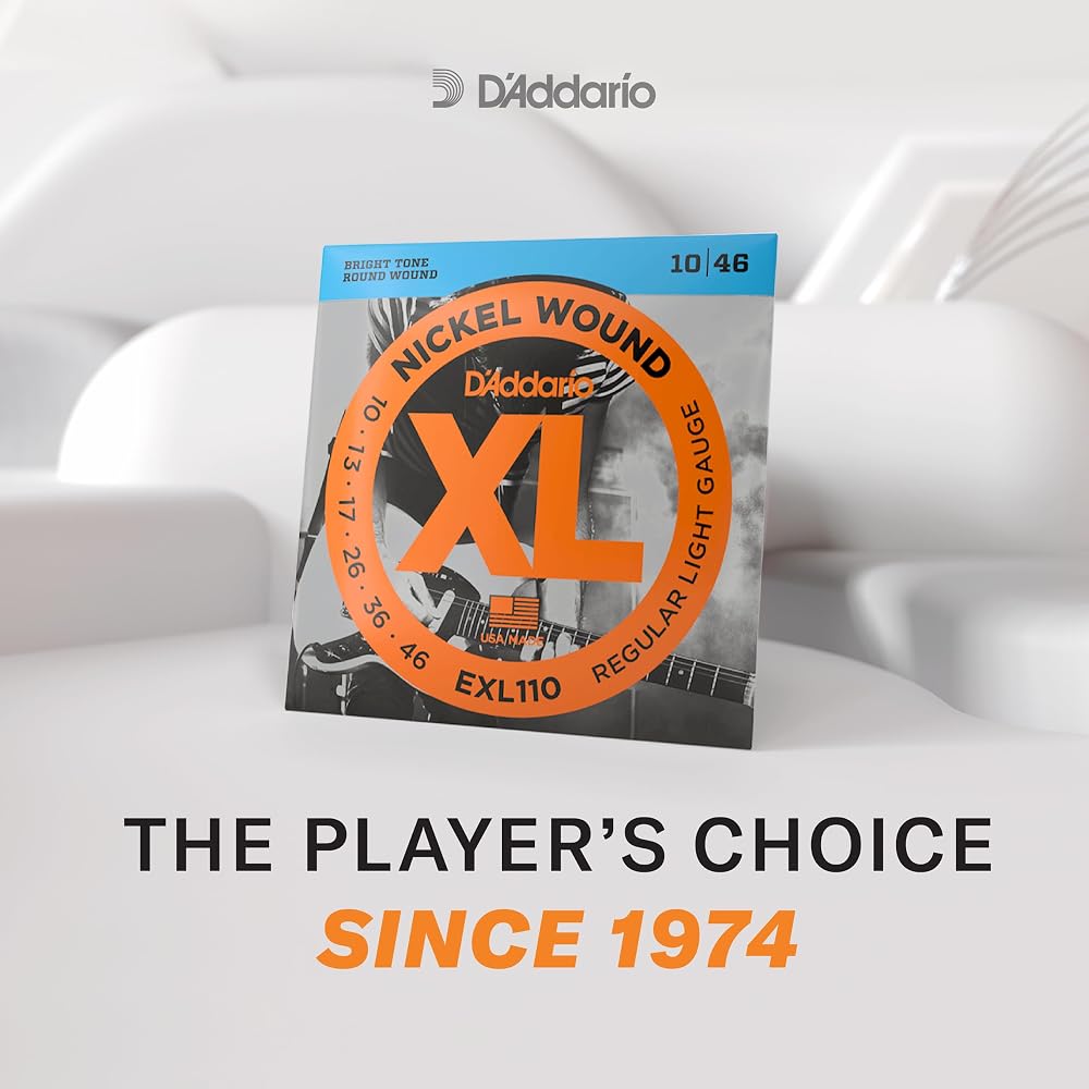 D'Addario (Daddario) Cordas para Guitarra Elétrica EXL-110-3D (Pacote com 3 Conjuntos)
