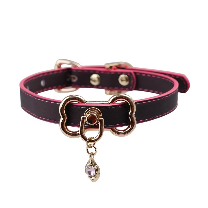 BAY Choker Warm Color Sp Puppy Collar Subculture Niche PUPPY Punk Wind Qq Collar Female Adult Products Sex Bundle