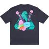 Tri-Twister T-Shirt Navy Unisex Tops Blue P24TS224