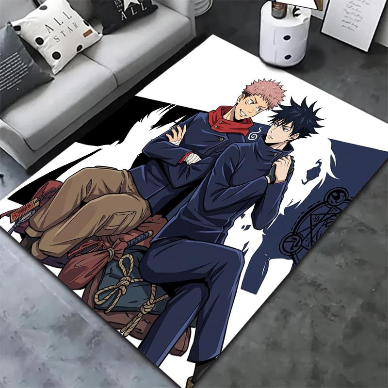 Jujutsu Kaisen Carpet Rug For Living Room Bedroom Home Sofa Decoration Kids Play Nonslip Floor Mat
