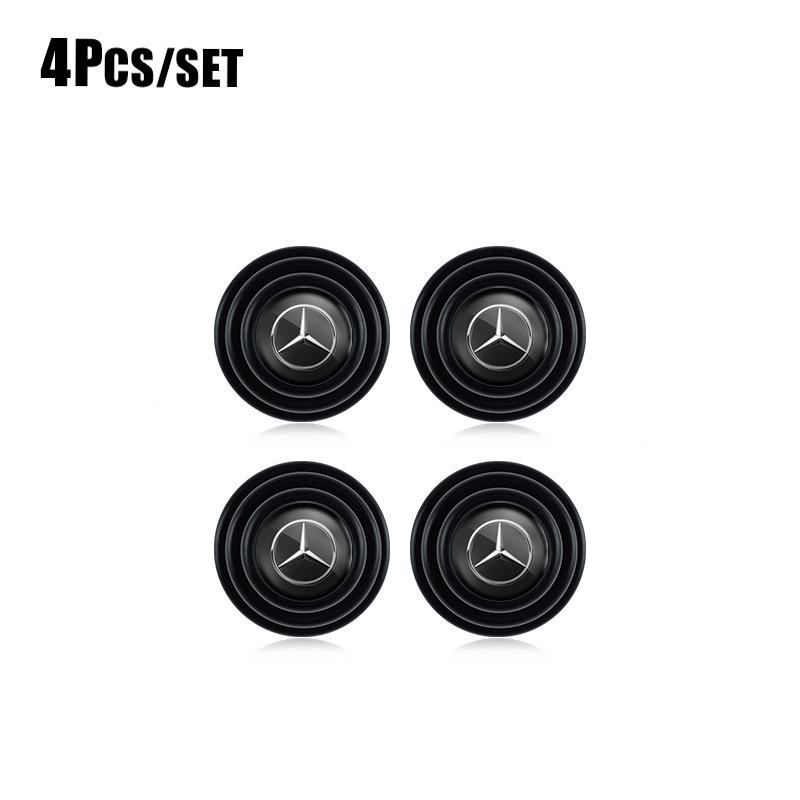 VFO1 4/12Pcs Car Door Anti-shock Pad Anti-noise Buffer Gasket Auto Interior For Mercedes Benz AMG W203 W205 W220 W212 W201 W206 W211.