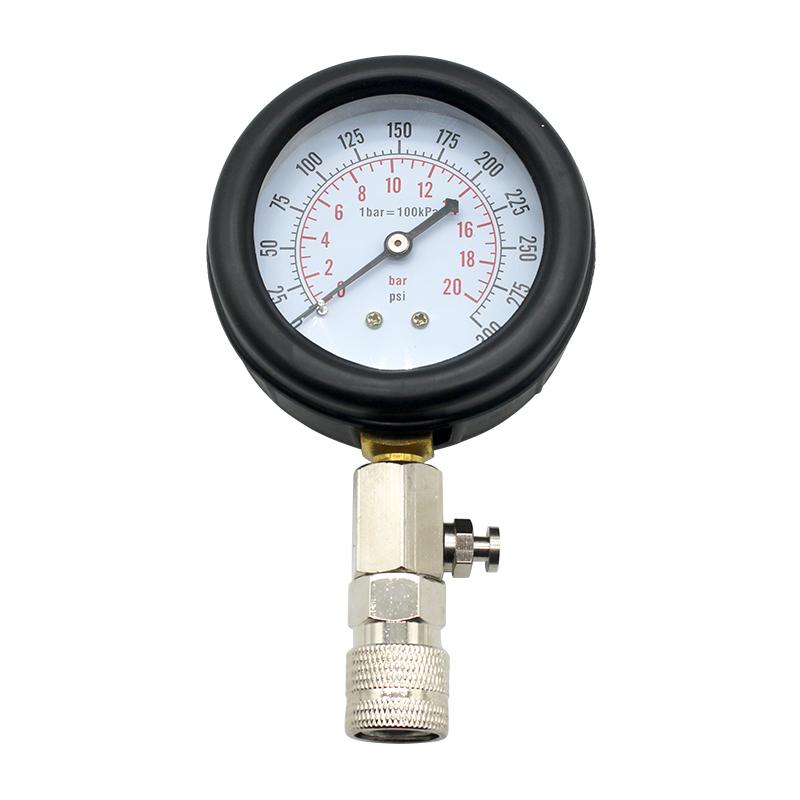 Professional AUTO TOOLS Petrol Engine Cylinder Compression Gauge Tester Kit Cylinder Tester With M10 M12 M14 M16 M18