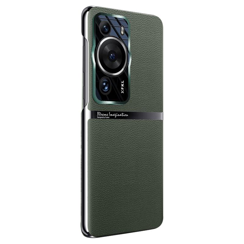 For Huawei P60 Pro Shockproof Case PC PU Leather Case Smartphone Protective Cover