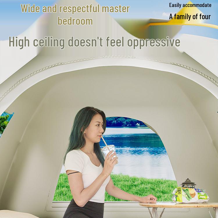 Automatisches Outdoor-Campingzelt: Insektensicher und Sonnenschutz