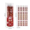 30Pcs Cartoon Christmas Pencil Set With Rubber Creative Pencil Christmas Study Writing Draw School Stationery Supplies Gifts