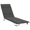 Sun Lounger Cushion GEMERT 100percent  Polyester Anthracite