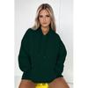 Autumn and Winter New Product Solid Color Thickened Velvet, Hooded Long Sleeve Hoodie, Women's Fashion Casual Shorts Set