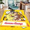 1pc Curious George (7) Design Area Rug - Non-Slip, Soft & Cozy Floor Mat for Living Room, Bedroom, Office - Indoor/Outdoor Decorative Carpet