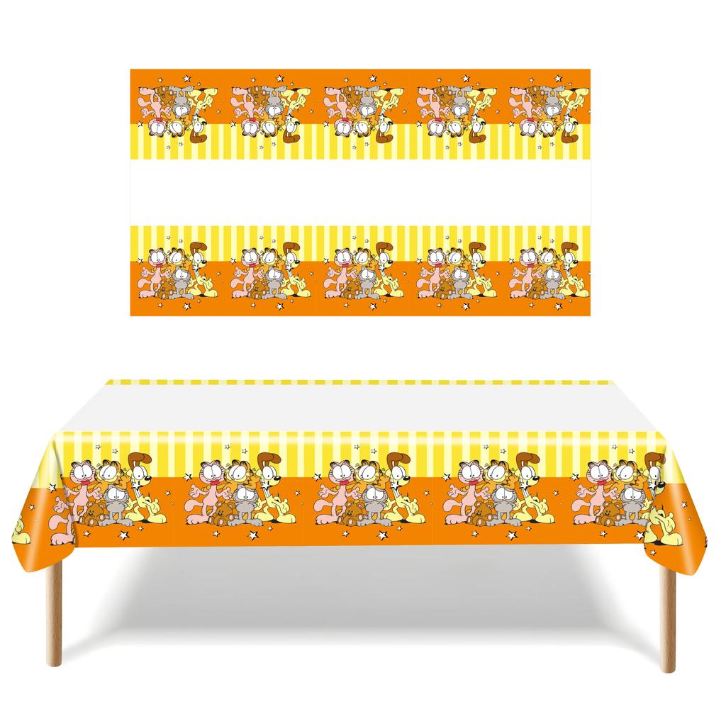 Articoli Decorativi per Festa di Compleanno Gatto Carino Stoviglie Topper per Torta Palloncini G-Garfieldes Stendardo Sfondo Festa per Bebè Bomboniere per Feste Bambini