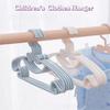 30Pcs Plastic Material Kids Clothing Hangers Portable Closet Organizer  Nursery Decor