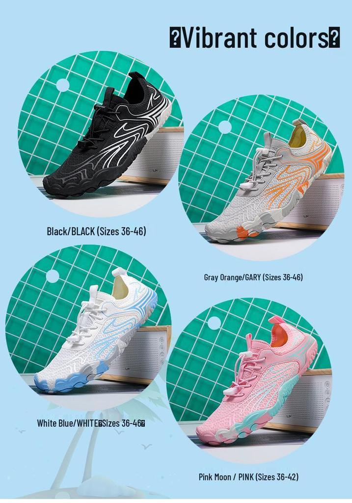 Fünf-Finger-Rutschfeste Schnelltrocknende Multifunktionale Wat- und Fitnessschuhe