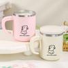 Detachable Design Automatic Stirring Cup Stirring Lid Electric Drink Mixer  Office Use