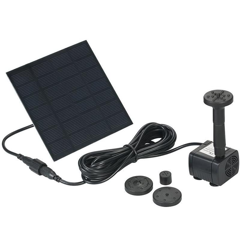 1PC Solar Fountain Pump Kit With Individual Solar Panels For Bird Bath Outdoor Pond Courtyard Garden And Fish Tank Garden