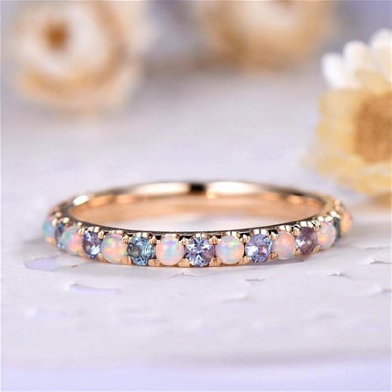 1pc Inlaid Synthetic Zircon Ring, A Fashionable Wedding Tail Ring