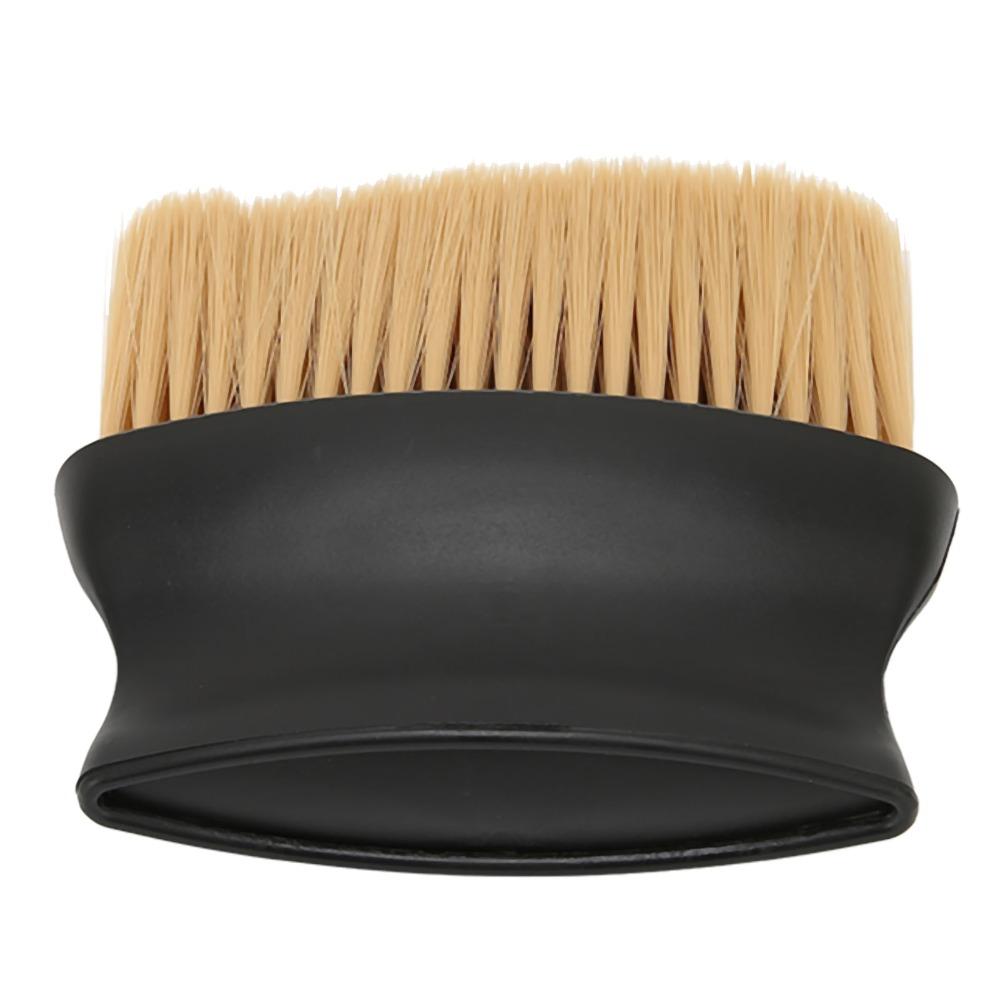 Soft Nylon Hairs Neck Duster Brush ABS Handle Barber Brush Duster For Hairdressing