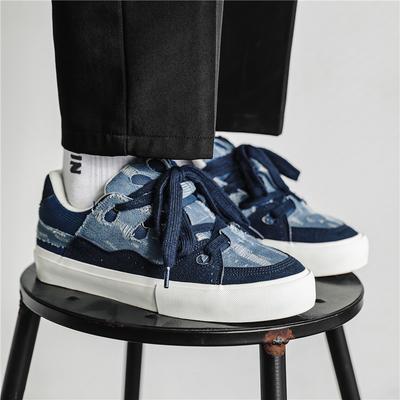 Couple Canvas Shoes Spring Retro Fashion Men's Women's Breathable Flat Board Shoes Outdoor Street Sports Casual Shoes