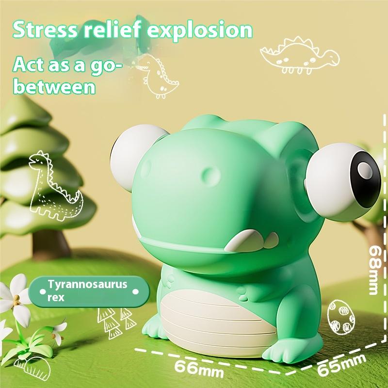 

Creative Squishy Toy Dinosaur with Popping Eyes-Stress Relief Fidget Toy for Adults Kids, Anti-Anxiety Sensory Gifts Funny Gag