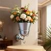 Versatile 2Pcs Wall Mounted Hanging Organizer For Bedroom, Living Room For Kitchen, Wall Vessel Vases For Flowers