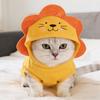 Funny Animals Frog Cosplay Dog Hoodies Shark Lion Comfortable Puppy Clothing Coat Thicken Lovely Style Dog Sweatshirt Outdoor