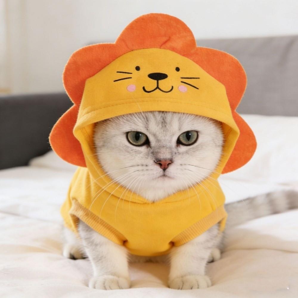 Funny Animals Frog Cosplay Dog Hoodies Shark Lion Comfortable Puppy Clothing Coat Thicken Lovely Style Dog Sweatshirt Outdoor