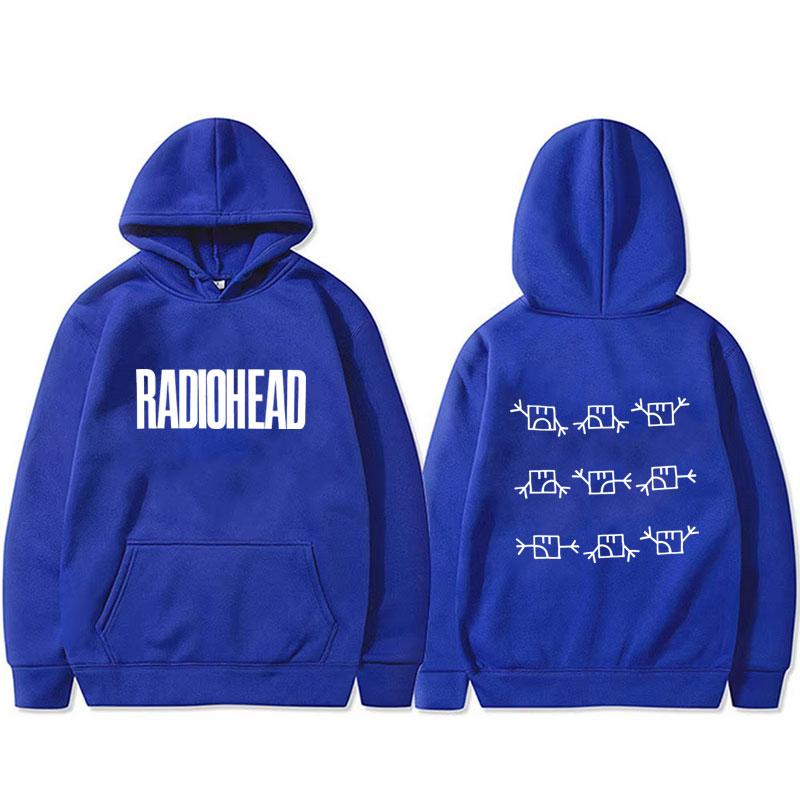 Rock Band Radiohead Funny Meme Hoodie Men Women Casual Retro Gothic Hooded Sweatshirt Male Fashion Hoodies