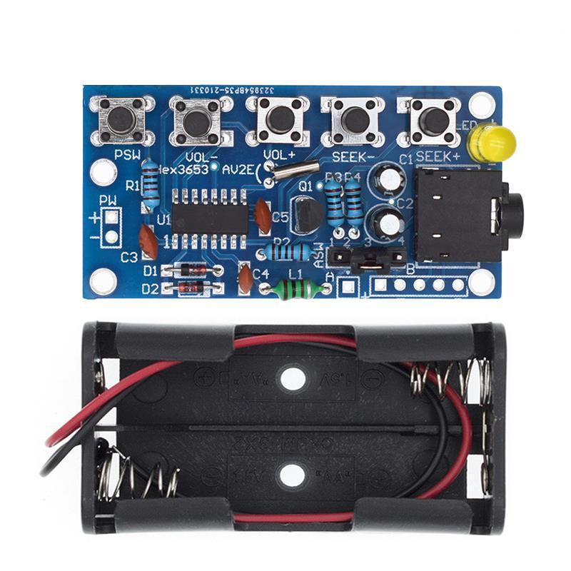 76MHz-108MHz Electronic DIY Kit DIY Wireless Stereo FM Radio Receiver Module