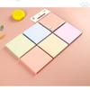 Morandi Colored Sticky Notes - Strong Adhesive, Small Strips for Students, Pure Color Memo Papers
