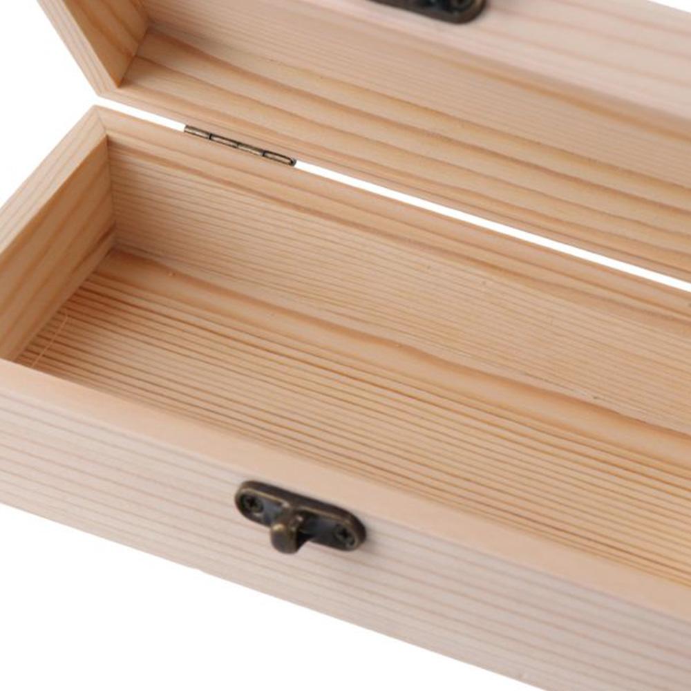 Natural Colour Gift Wrapping Wooden Box Wooden Visual Storage Wooden Box DIY Crafts